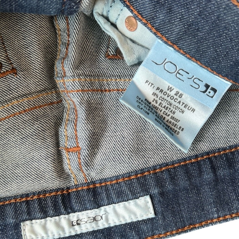 Joe's Jeans The Provocateur Bootcut Dark Blue Jeans - Size 25 - Picture 4 of 11
